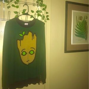 mad engine marvel groot sweater